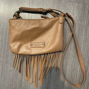 Lucky Brand Leather Fringe Cross body bag